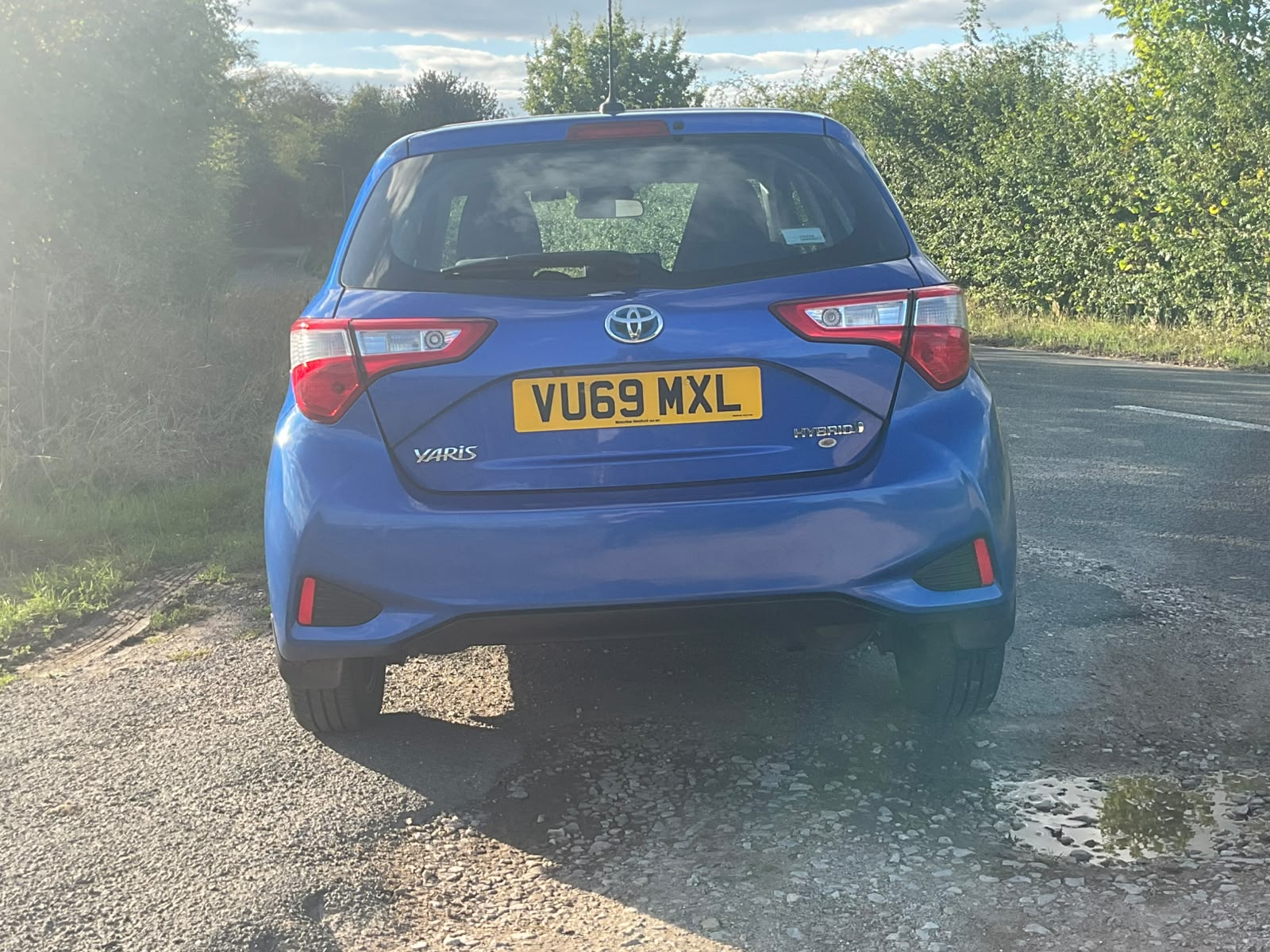 Toyota Yaris Hybrid rear exterior