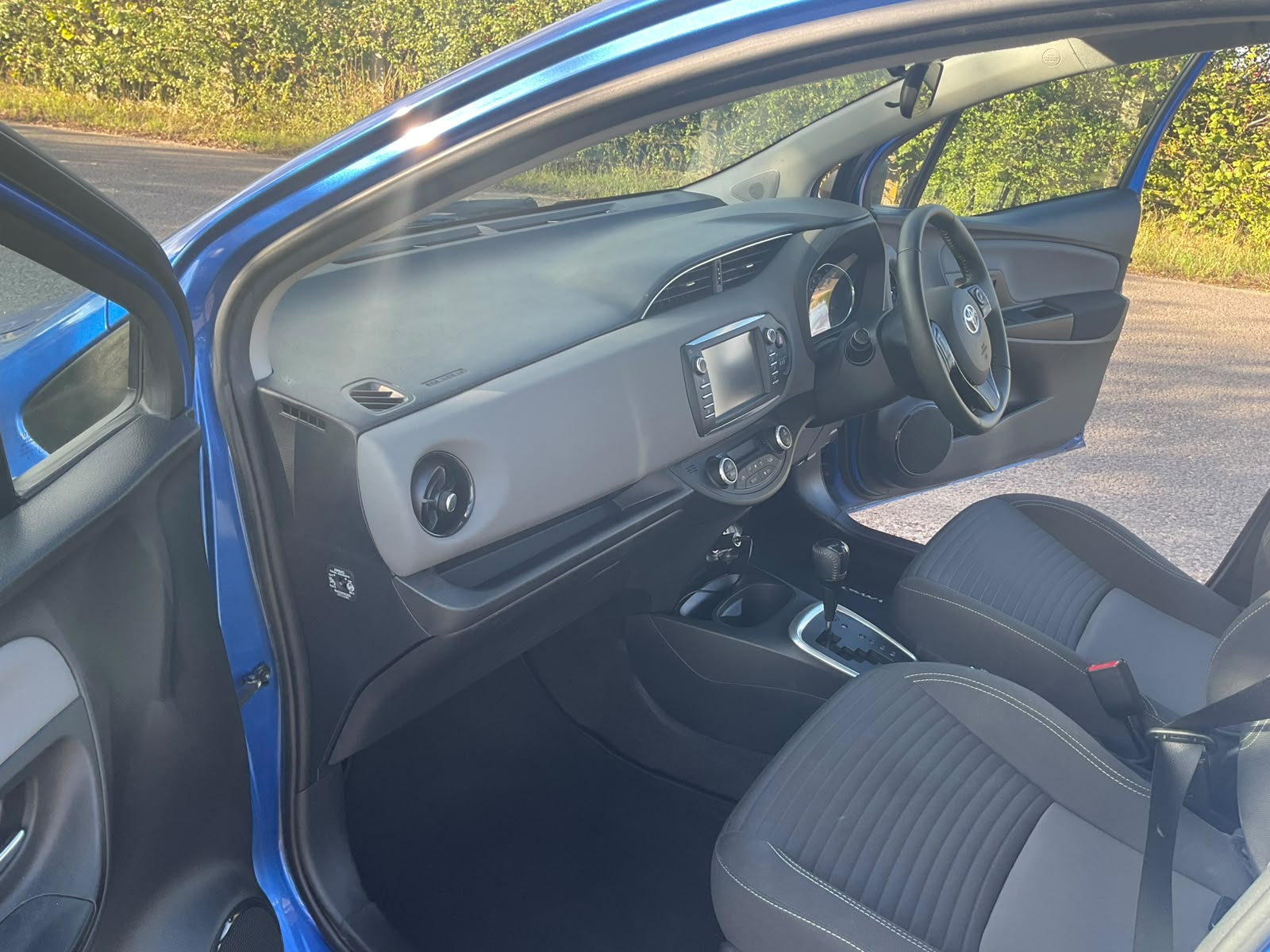 Toyota Yaris Hybrid dashboard and interior