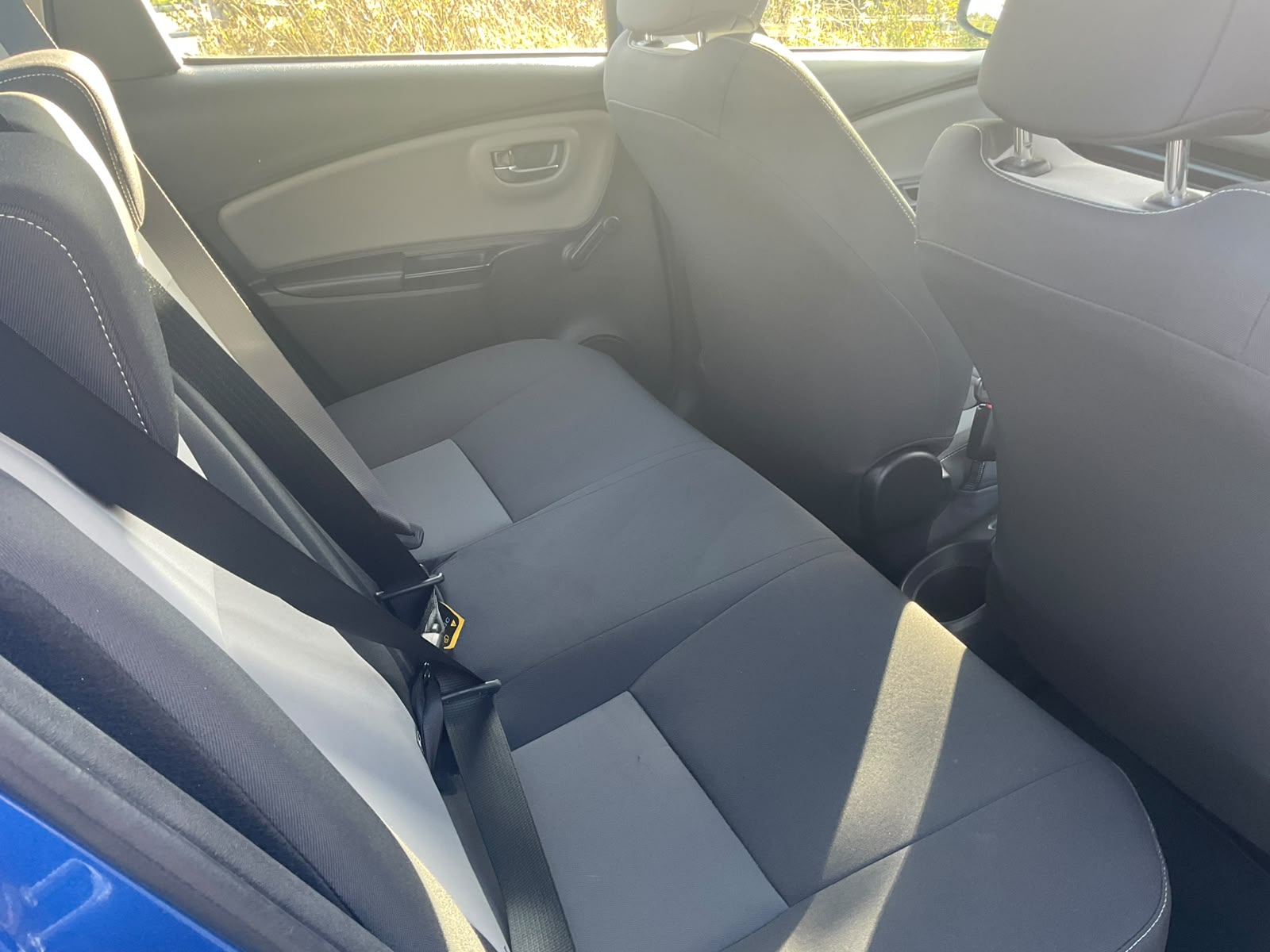Toyota Yaris Hybrid rear seats