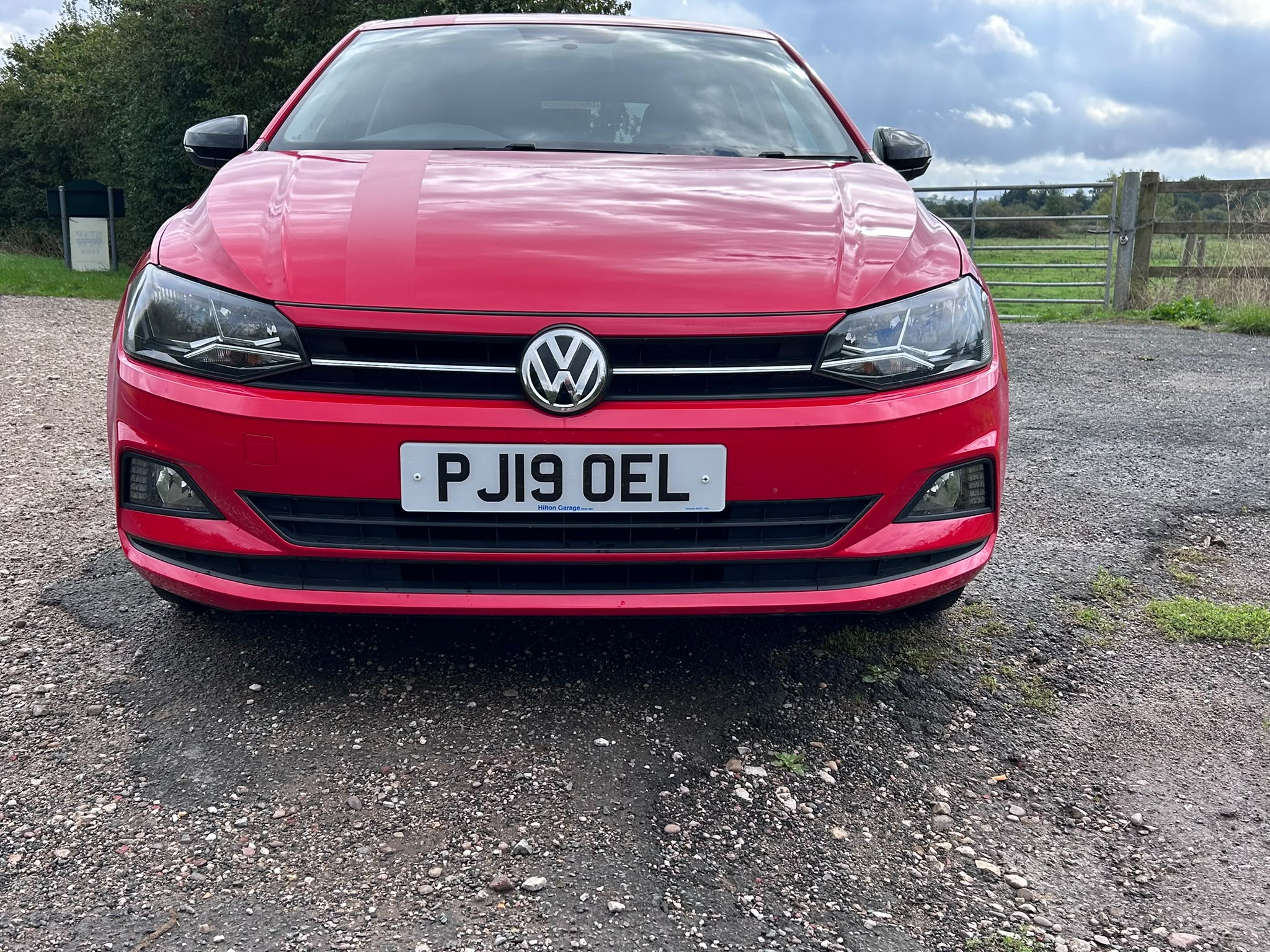 2019 Volkswagen Polo Beats Flash Red - front view