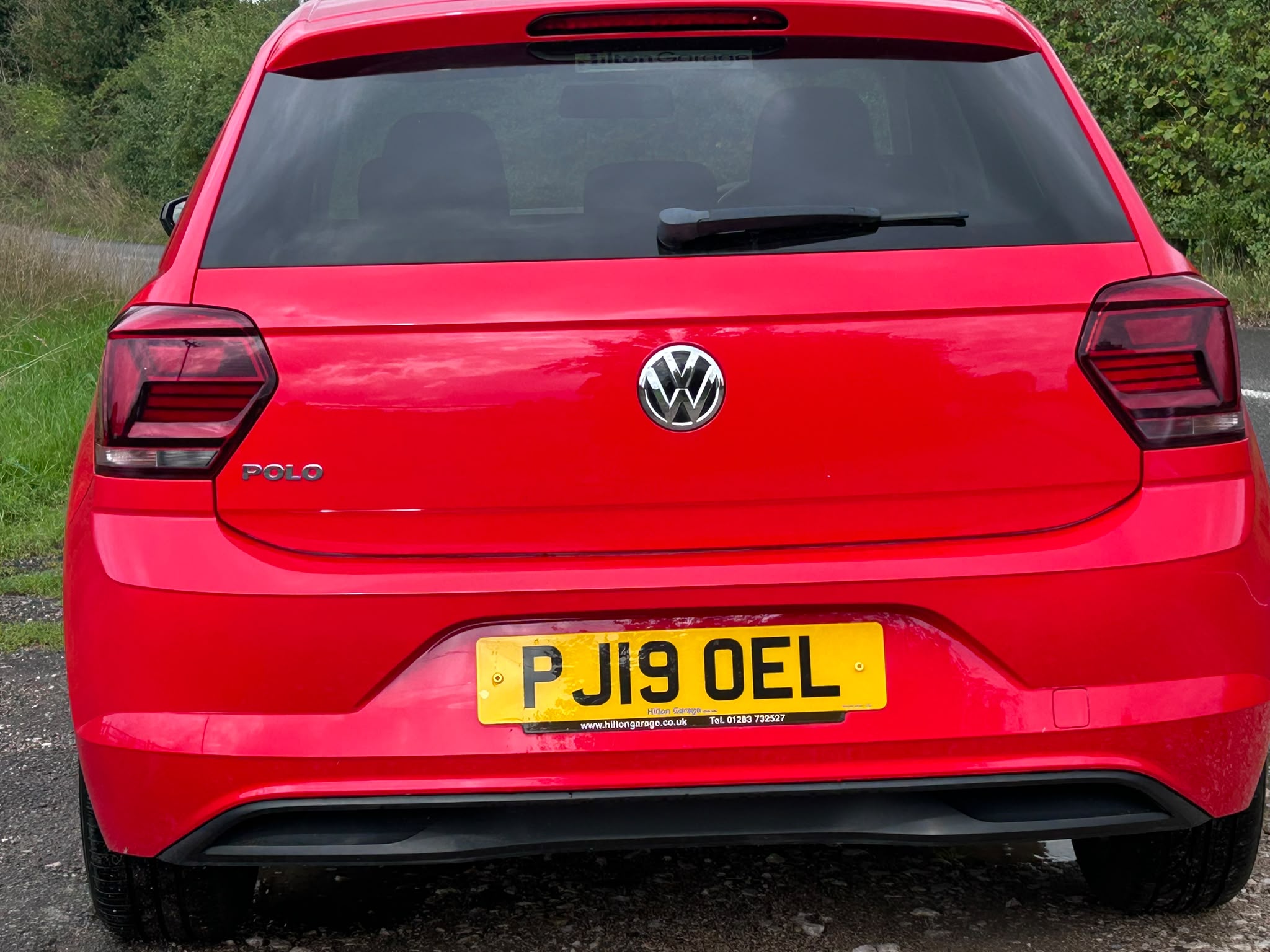 2019 Volkswagen Polo Beats Flash Red - rear view